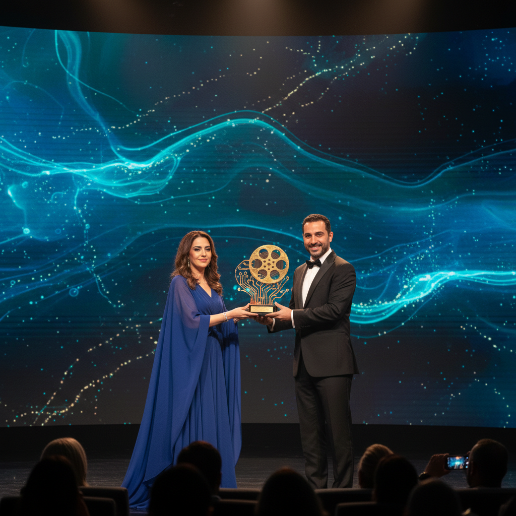Latifa bint Mohammed Honors Zoubeir Jlassi as Winner of the World’s Largest AI Film Award