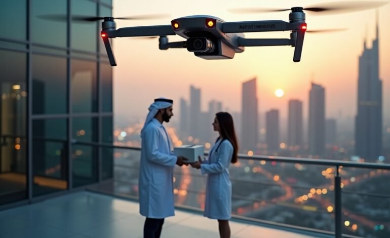 UAE Drone Network Is Now Delivering Medicines Across All 7 Emirates